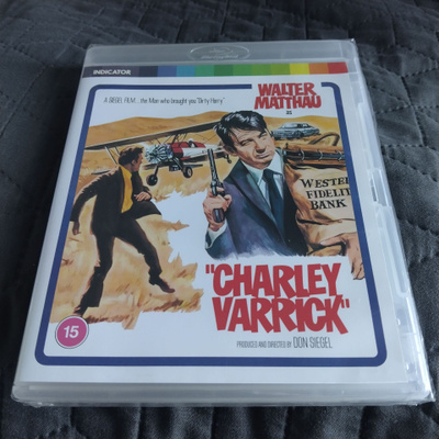 Tappakaa Charley Varrick! Blu-Ray **muoveissa**