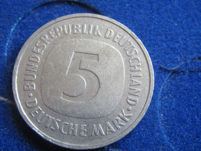 5 mark 1977G. Länsi-Saksa. West Germany