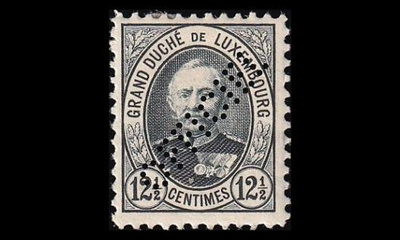 Luxemburg 67D * Virkamerkki läviste 12½ C (11½:11) (1899)
