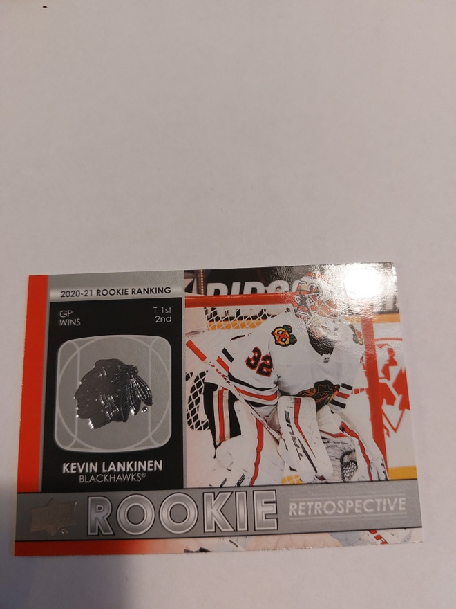 2021-22 Upper Deck Rookie Retrospective #RR7 Kevin Lankinen