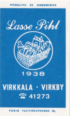 Virkkala - Virkby, Lasse Pihl 1938   7/11