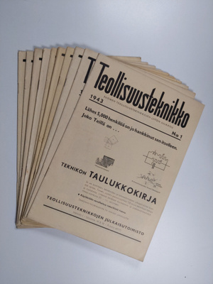 Teollisuusteknikko vuosikerta 1943
