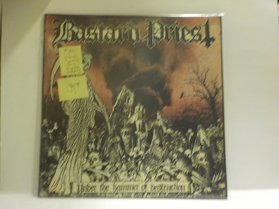 BASTARD PRIEST - UNDER THE HAMMER OF DESTRUCTION M-/M- LP