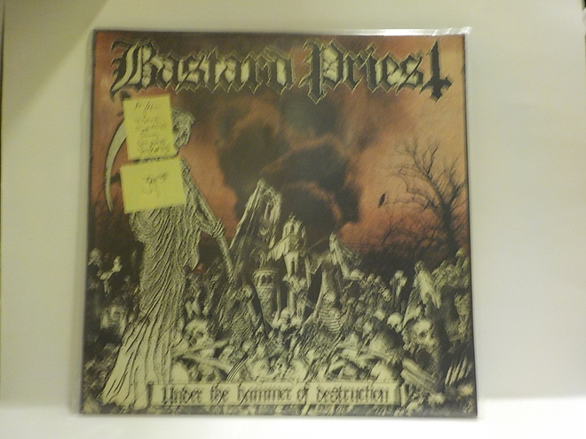 BASTARD PRIEST - UNDER THE HAMMER OF DESTRUCTION M-/M- LP