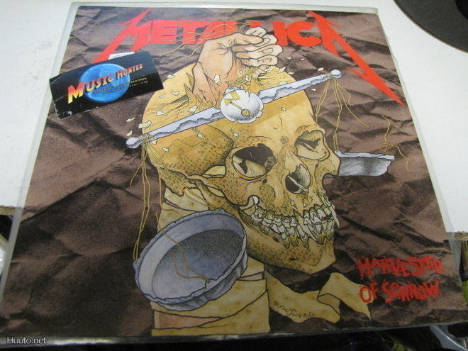METALLICA- HARVESTER OF SORROW 12'' HOLLANTI P.EX-/EX- (+)