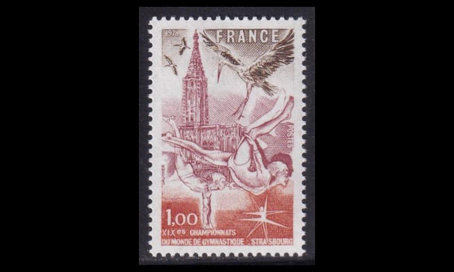 Ranska 2124 ** Voimistelun MM (1978)