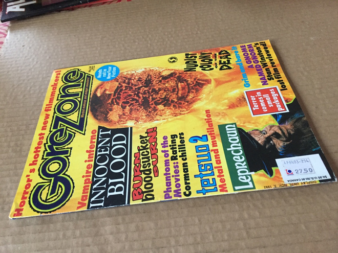 GOREZONE MAGAZINE 24/1992+ julisteet HYVÄ