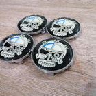BMW vannekeskiöt – Pääkallo – 68mm (4kpl sarja) - pikkukuva 3