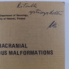 Olli Waltimo : Intracranial Arteriovenous Malformations -... - pikkukuva 2