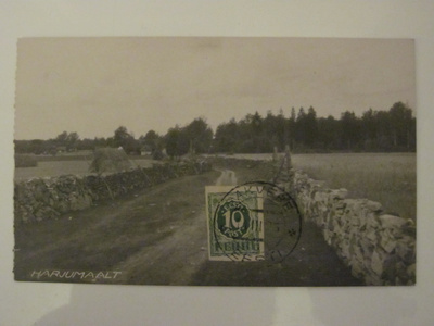 VANHA Postikortti Eesti Viro  Harjumaa 1925