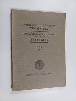 Suomen sukututkimusseuran vuosikirja; Genealogiska samfun...