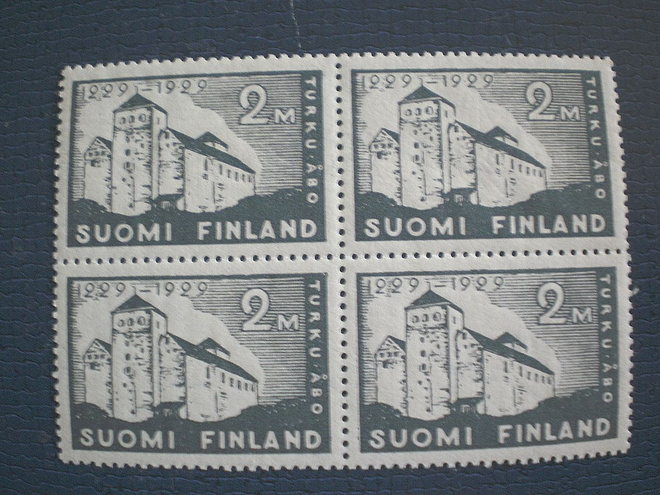Suomi postimerkit nelilö v. 1929