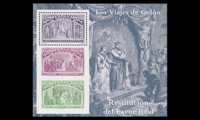 Espanja 3069BL48 ** Amerikan löytäminen 500v (1992)