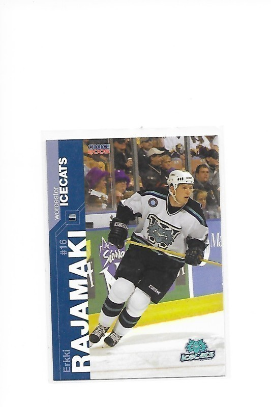 2004-05 Worchester IceCats #11 Erkki Rajamäki farmi