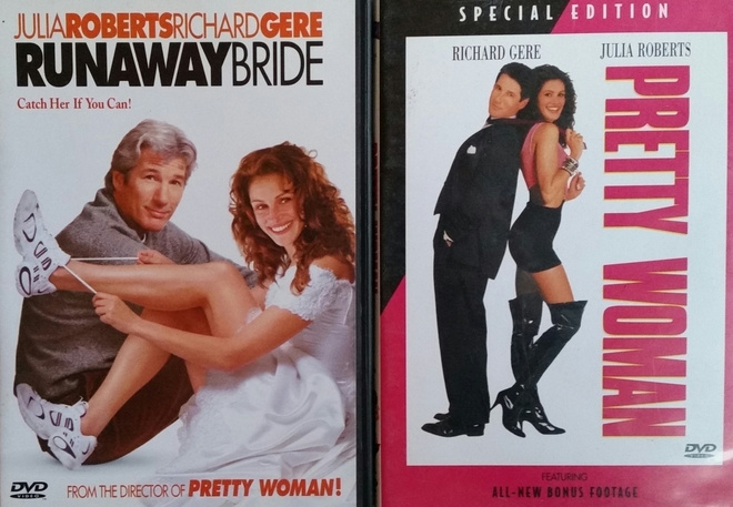 Morsian karkuteillä +Pretty Woman -DVD