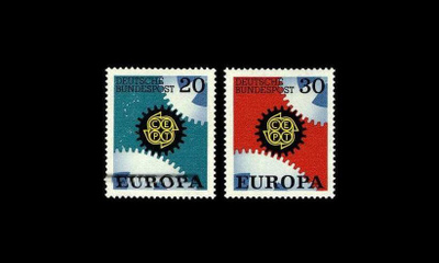 Saksa 533-4 ** Europa (1967)