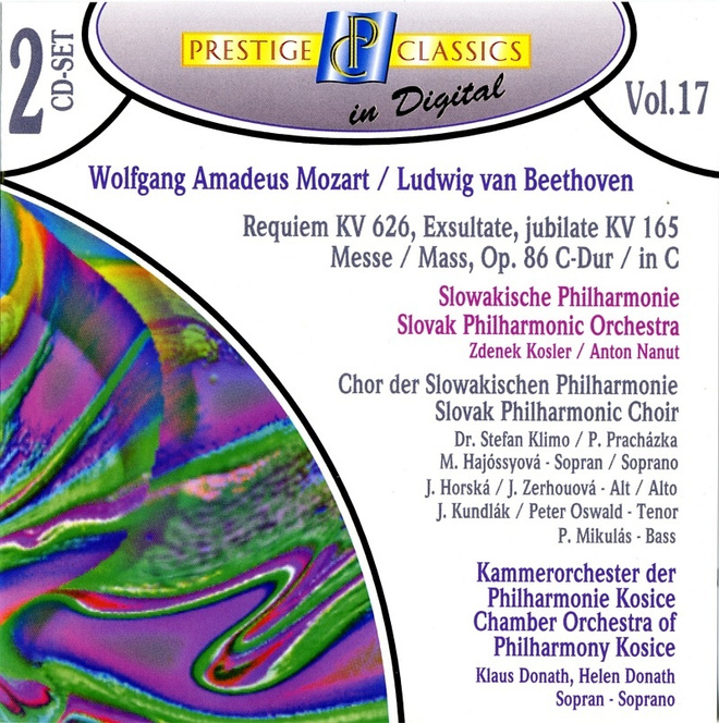 Mozart - Requiem, Exsultate, Jubil. - Beethoven - Mass 2 CD
