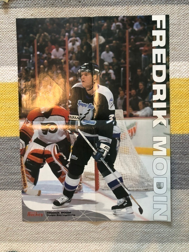 Fredrik Modin/ Doug Weight. Pro Hockey.