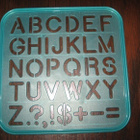 TUPPERWARE Piirrustuslevy : isot kirjaimet - pikkukuva 2