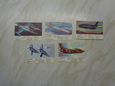 FAZER JET purkkakuvat 5 erilaista/erä 6