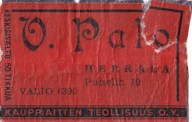 Herrala, V. Palo   , Valio 6390     b514