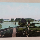 Viipurin mlk, Rättijärvi, puistoa,saari, silta, 1915 + sens. - pikkukuva 1