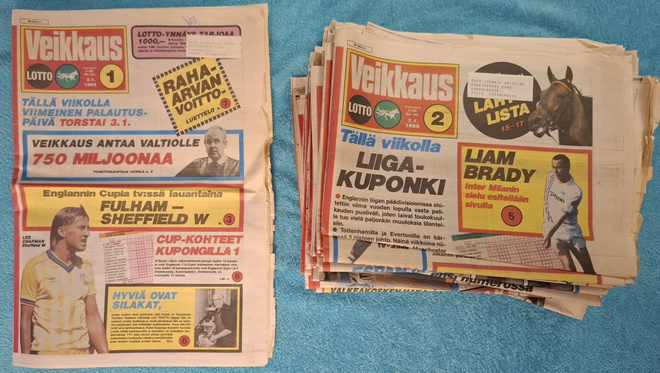 Veikkaus-Lotto - 1985 täysi vuosikerta