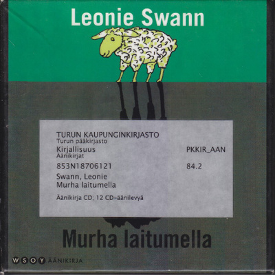 Äänikirja: Leonie Swann: Murha laitumella (kirjastopoisto)