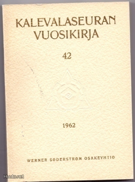 Kalevalaseuran vuosikirja 42  nid. 1962
