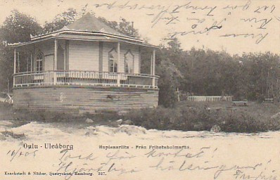 Postikortti, OULU, Hupisaarilta,  v 1905