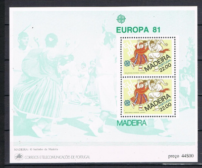 Portugal Madeira 1981 - Europa CEPT blokki ++