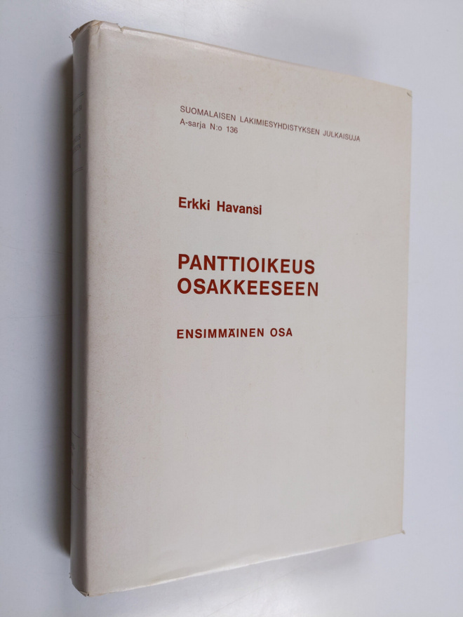 Erkki Havansi : Panttioikeus osakkeeseen 1. osa