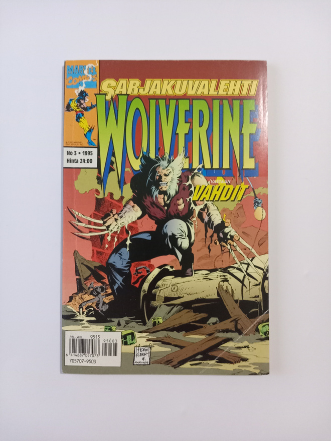 Sarjakuvalehti 3/1995 Wolverine