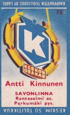 Savonlinna, Antti Kinnunen   Keskon osakas  75, 3/12