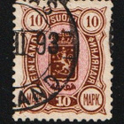 1889 10mk Vaakunamerkki leimattuna - pikkukuva 1