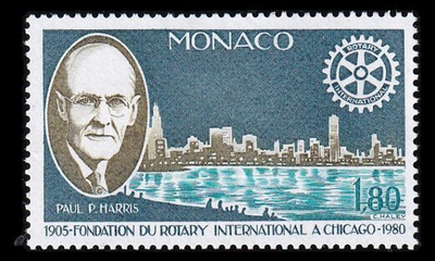 Monaco 1414 ** Rotary International 75v (1980)