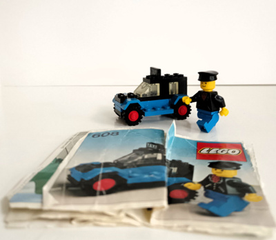 Lego town 608 Taksi vuosimallia 1979