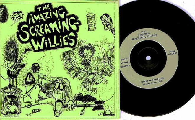 AMAZING SCREAMING WILLIES specky four eyes EP -1990- uk