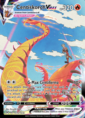 Centiskorch VMAX TG15/TG30 - Lost Origin - NM/M