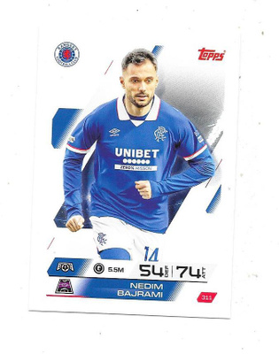 2025-26 Topps Match Attax CL #311 Nedim Bajrami , Rangers