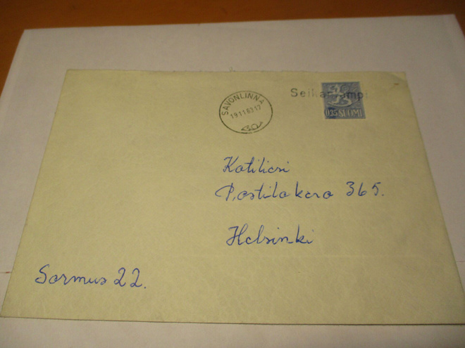 1963 Seikanlampi rivil + Savonlinna