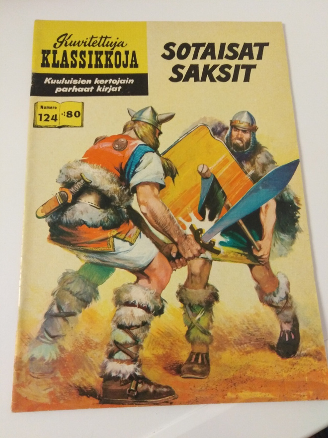 Kuvitettuja klassikkoja nro.124 Sotaisat saksit