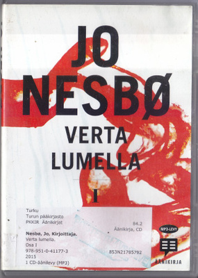 Äänikirja: Jo Nesbø: Verta lumella I (CD-mp3)