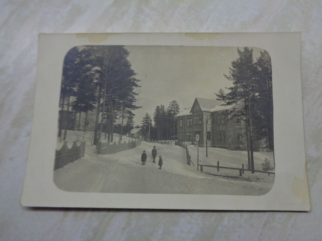 Kauhajoki - rakennuksia - talvikuva 1920-30 luku