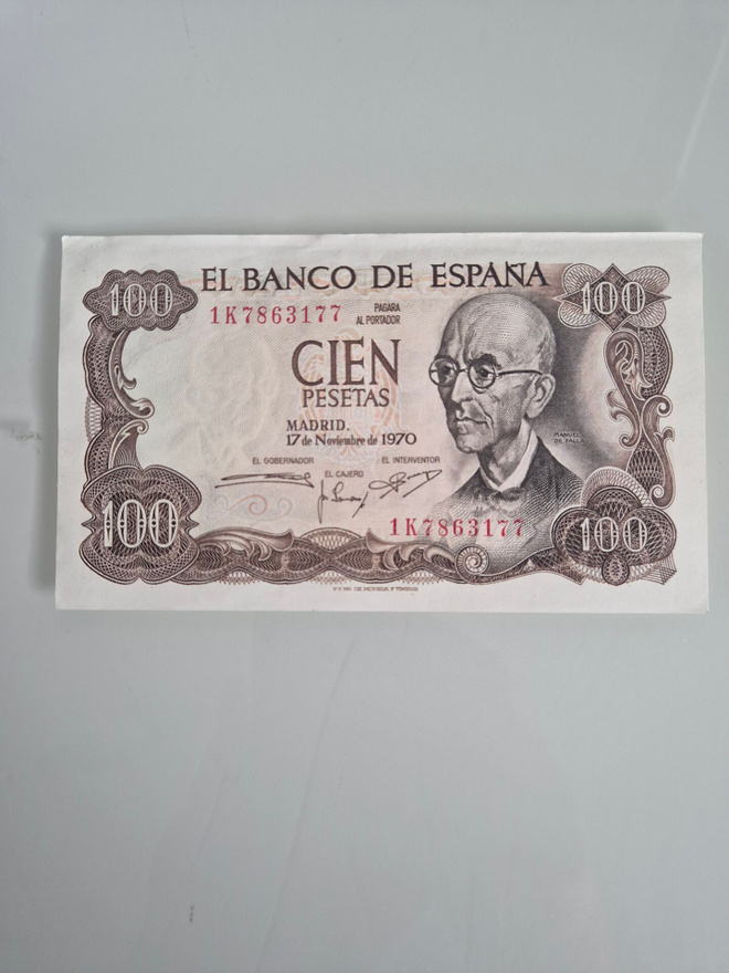 Espanja	1970	 100	pesetas      (14653)