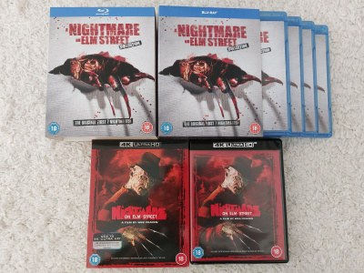 A Nightmare On Elm Street Paketti Blu Ray + 4K