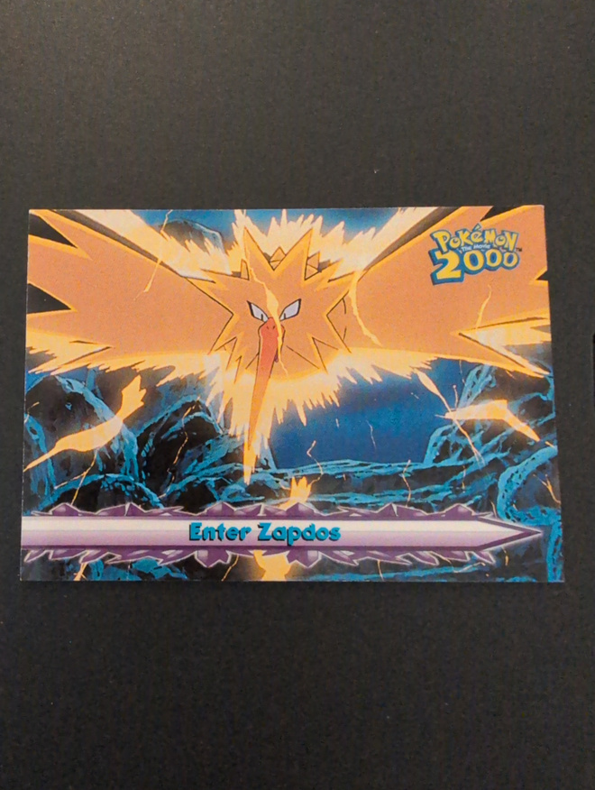 Enter Zapdos Pokemon Topps 2000