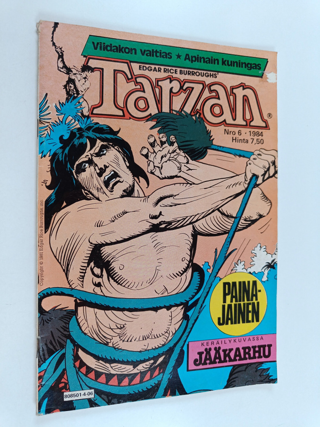 Edgar Rice Burroughs : Tarzan 6/1984 : Painajainen