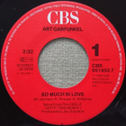 Art Garfunkel :  So Much In Love   -  7" - pikkukuva 2