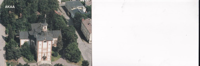 Akaa. kirkko ilmakuva b611